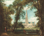 John Constable - Salisbury Cathedral from the Bishop's Grounds, 1823-1826