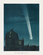 Etienne Léopold Trouvelot - The great comet of 1881, 1881