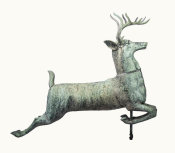 unknown American - Ten-point Leaping Stag Weather Vane, ca. 1880