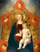Cosimo Rosselli - Madonna and Child in Glory, ca. 1475