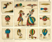 unknown French engraver - La ballomanie à diverses époques, 1852