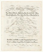 Peter Maverick - Set chancery alphabet, approximately 1805-1808