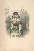 J.J. Grandville - The Flowers Personified: Camellia