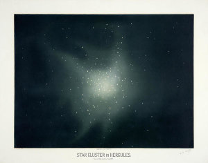 Etienne Léopold Trouvelot - Star clusters in Hercules, 1881