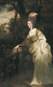 Joshua Reynolds - Georgiana (Spencer) Cavendish, Duchess of Devonshire, ca.1775-76