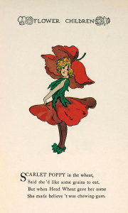 M. T. Ross - Flower Children: Scarlet Poppy, 1910