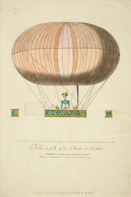 Courteille - Expérience faite par MM. Robert frères, faites au Château de St. Cloud, 1784