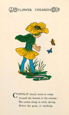 M. T. Ross - Flower Children: Cowslip, 1910