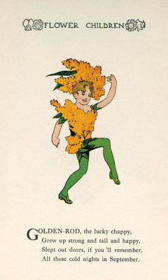 M. T. Ross - Flower Children: Golden Rod, 1910