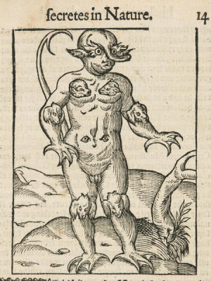 Pierre Boaistuau - Certaine secrete wonders of nature (Histoires prodigieuses), 1560