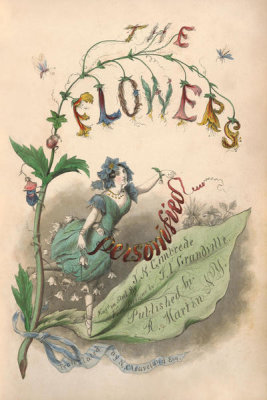 J.J. Grandville - The Flowers Personified: Title Page