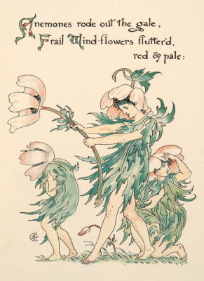 Walter Crane - Flora's Feast: Anemones