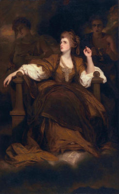 Joshua Reynolds - Sarah (Kemble) Siddons as the Tragic Muse, 1783-1784