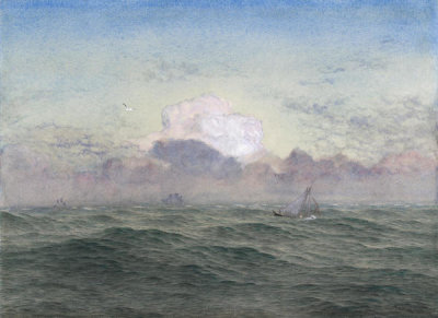John Brett - The Open Sea, 1865