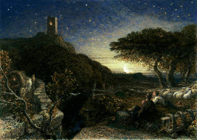 Samuel Palmer - Lonely Tower, ca. 1881