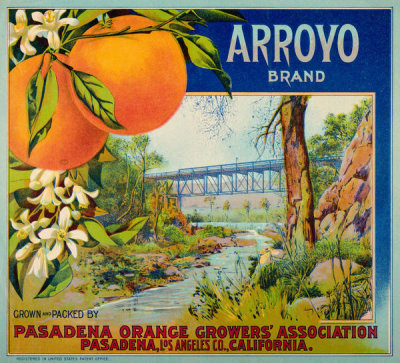Unknown printer/designer - Arroyo Brand crate label, ca. 1910–1920